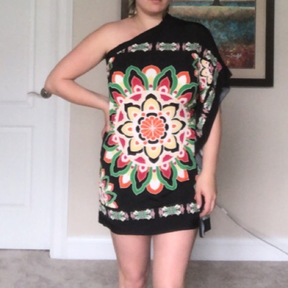 Floral off the shoulder dress
